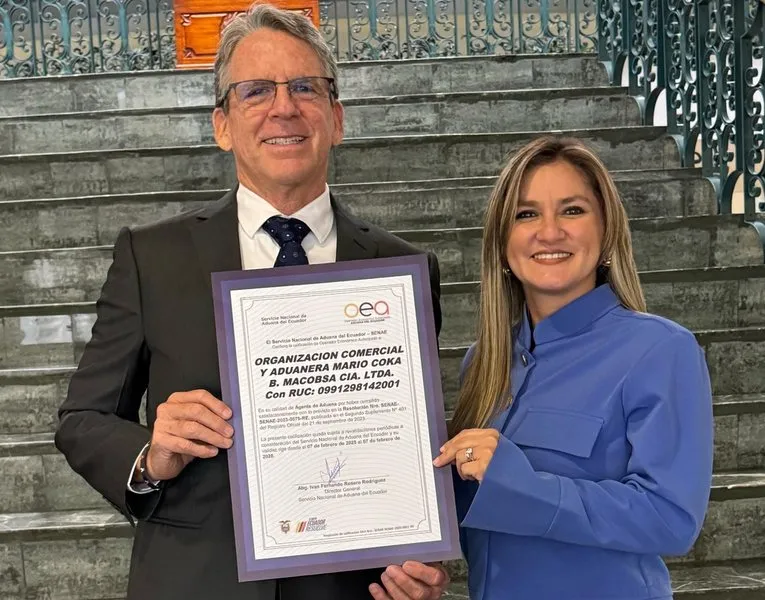Recepción de la certificación OEA otorgada por SENAE